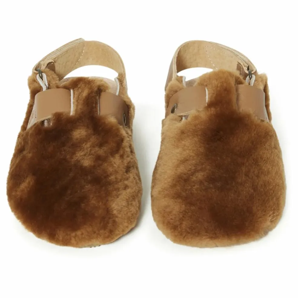 Sabots Façon Fourrure | Camel