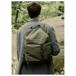 Sac à Dos Abel Fibres Recyclées | Vert kaki