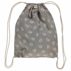 Sac à dos fleurs roses | Gris