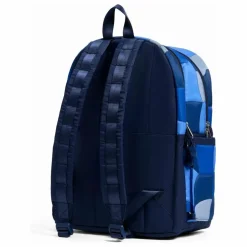Sac à Dos Kane Deux Poches Puffer Check | Bleu