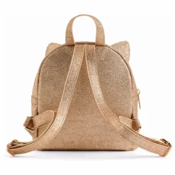 Sac à Dos Kitty Chat Pailleté | Or rose