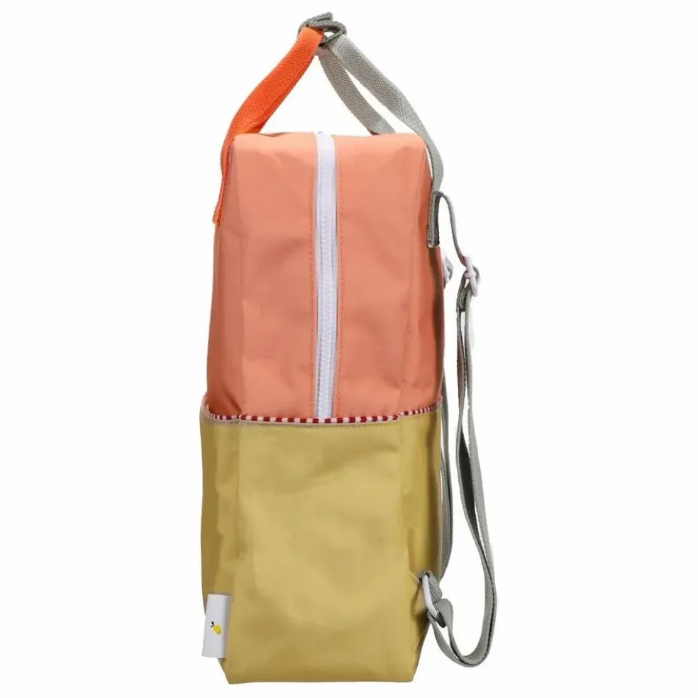 Sac à Dos Large Colorblock | Rose