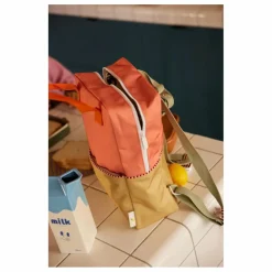 Sac à Dos Large Colorblock | Rose
