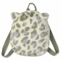 Sac à Dos Léopard Fausse Fourrure | Ecru