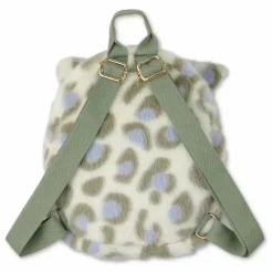 Sac à Dos Léopard Fausse Fourrure | Ecru