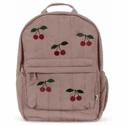 Sac à Dos Matelassé Juno Cerises | Mauve