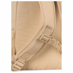 Sac à Dos Matelassé Juno Fruits Brodés | Beige