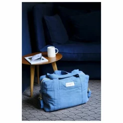 Sac à langer Darcy en coton recyclé | Denim clair
