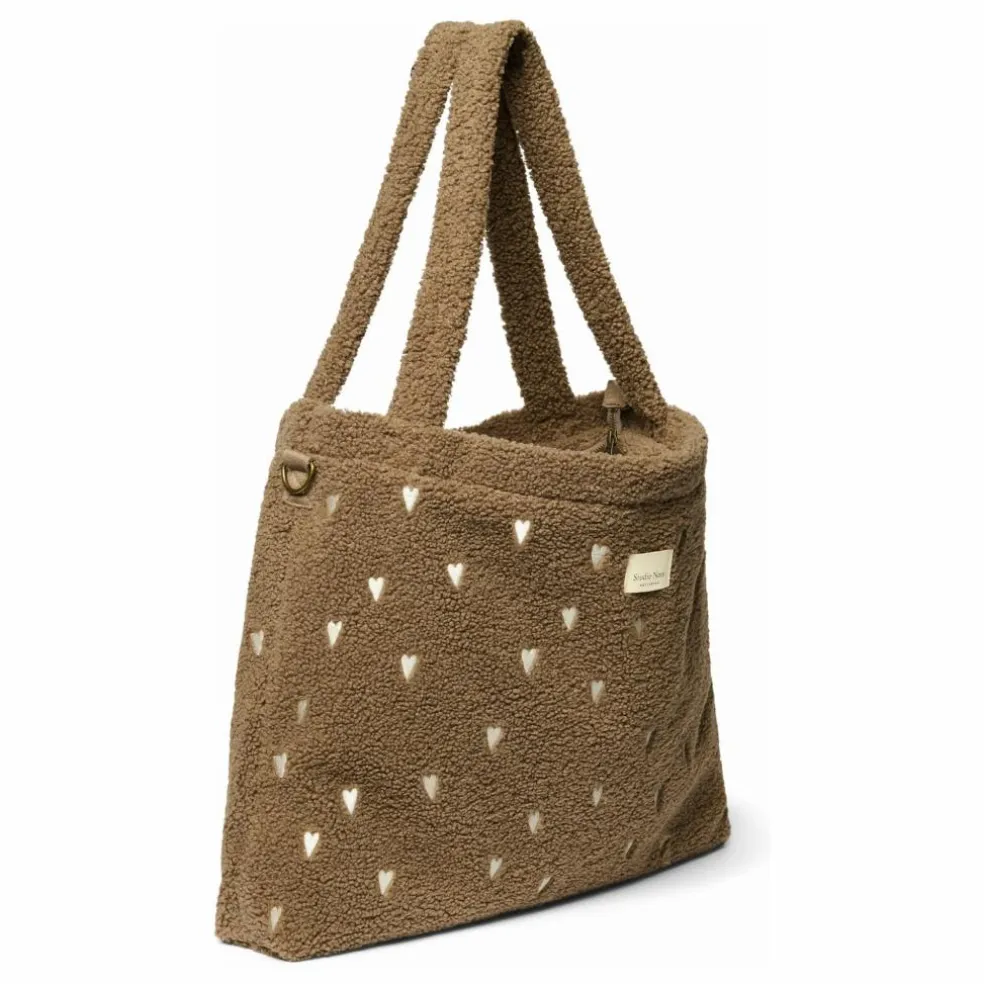 Sac à langer Hearts | Brun