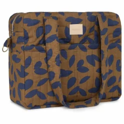 Sac à langer imperméable Hyde Park Blue Leaves | Bleu