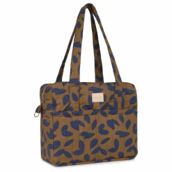 Sac à langer imperméable Hyde Park Blue Leaves | Bleu