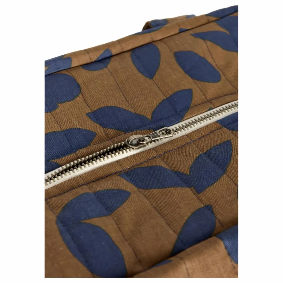 Sac à langer imperméable Hyde Park Blue Leaves | Bleu