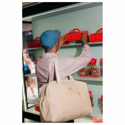 Sac à langer imperméable Opéra Orange Cherries | Beige
