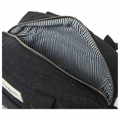 Sac à langer Mini Darcy en coton recyclé | Noir