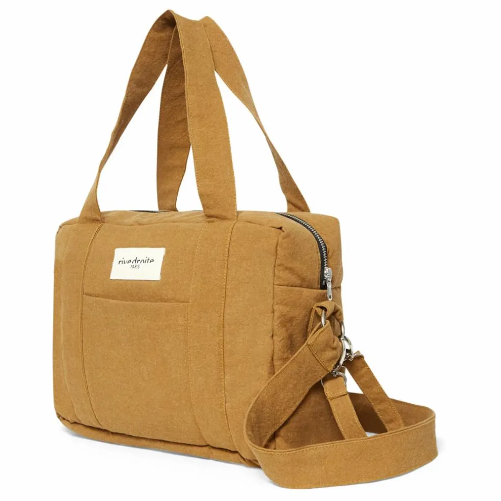 Sac à langer Mini Darcy en coton recyclé | Tabac