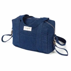 Sac à langer Mini Darcy en Denim Upcyclé | Denim brut