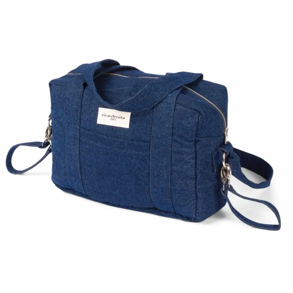 Sac à langer Mini Darcy en Denim Upcyclé | Denim brut