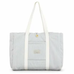 Sac à langer multifonction rayé | Bleu Clair