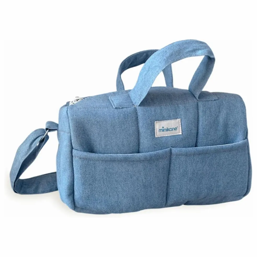 Sac à langer pour poupée Denim