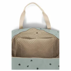 Sac à langer Raphaël imprimé cœurs | Bleu ciel