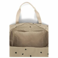 Sac à langer Raphaël imprimé cœurs | Sable
