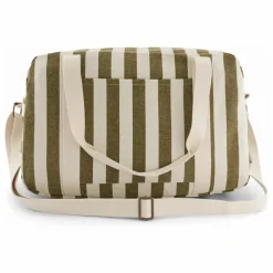 Sac à langer Raphaël rayé | Olive