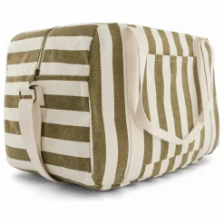 Sac à langer Raphaël rayé | Olive