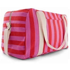 Sac à langer Raphaël rayé | Rose pâle