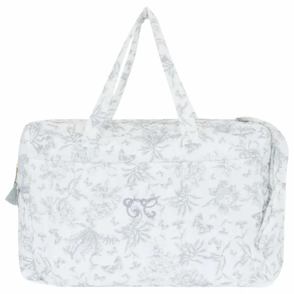 Sac à langer Toile de Jouy | Gris