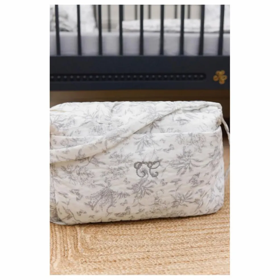 Sac à langer Toile de Jouy | Gris