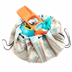 Sac / Tapis de jeu d'extérieur Noomad - Rayures | Bleu ciel