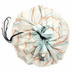 Sac / Tapis de jeu d'extérieur Noomad - Rayures | Bleu ciel