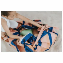 Sac / Tapis de jeu d'extérieur Noomad - Rayures Moka