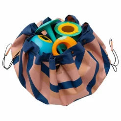 Sac / Tapis de jeu d'extérieur Noomad - Rayures Moka