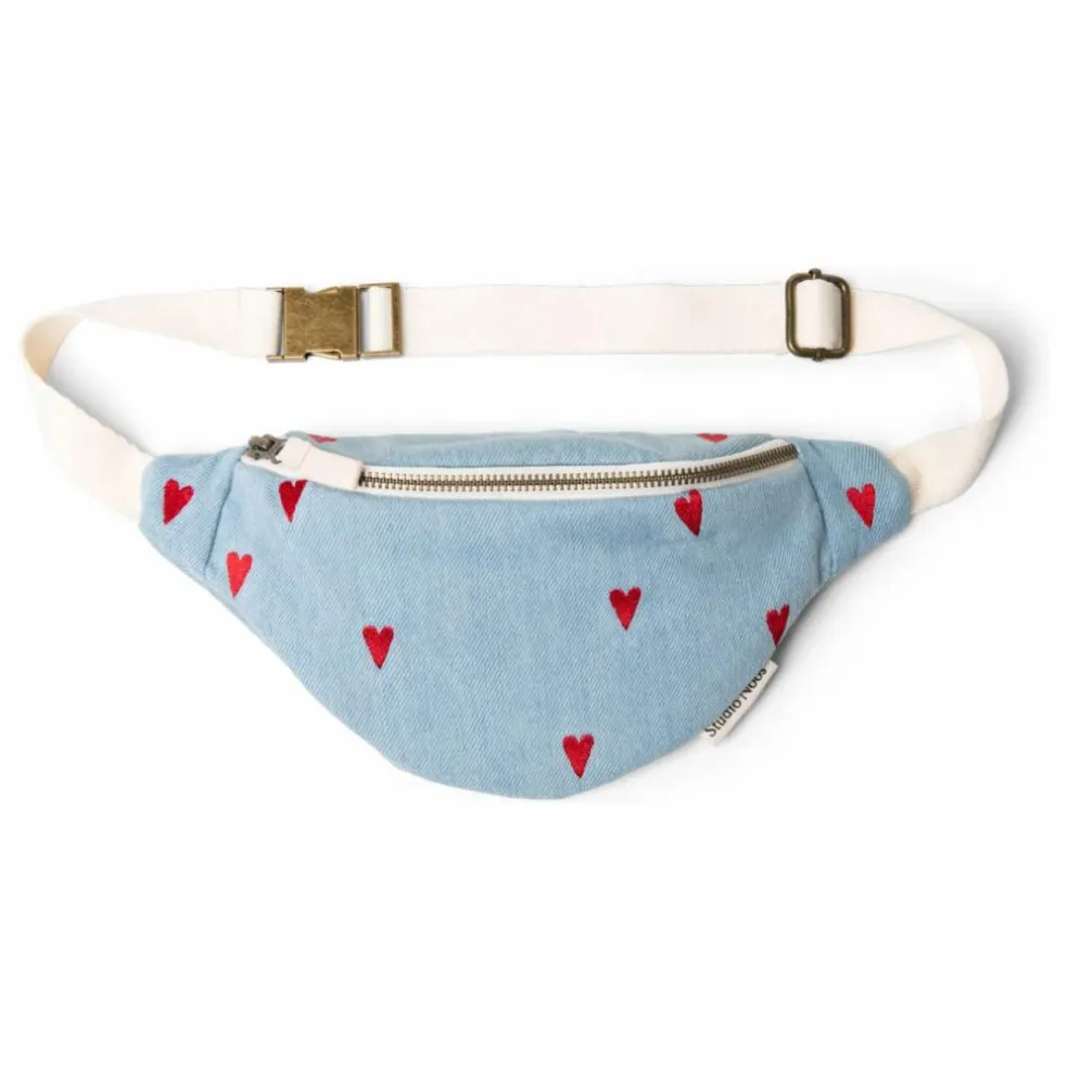 Sac banane enfant Hearts | Denim