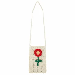 Sac Bandoulière Crochet Fleur | Ecru
