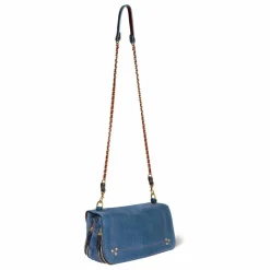 Sac Bobi Croûte Velours | Bleu jean
