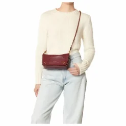 Sac Bobi S Chèvre | Rouge foncé