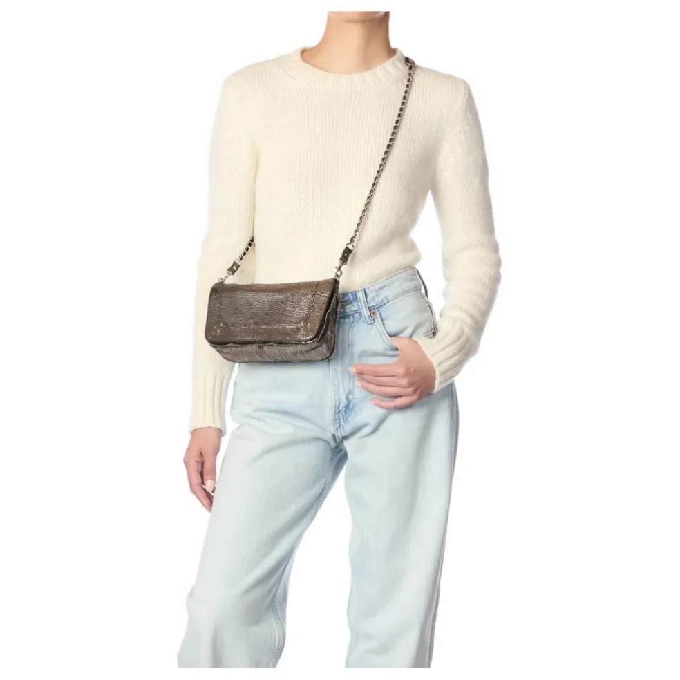 Sac Bobi S Chèvre Lamé | Champagne