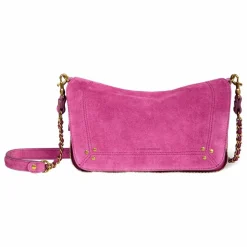 Sac Bobi S Croûte Velours | Rose fuschia