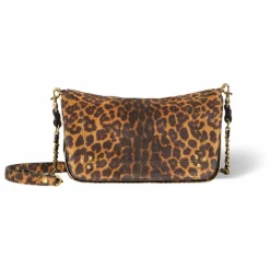 Sac Bobi S Croûte Velours Léopard | Camel
