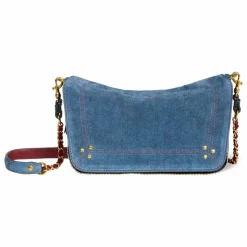 Sac Bobi S Croûte Velours | Bleu jean