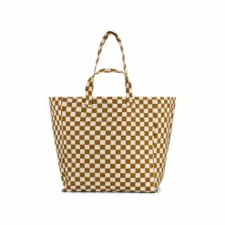 Sac cabas Elisa Damier | Caramel