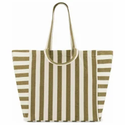 Sac cabas rayé Elisa | Olive