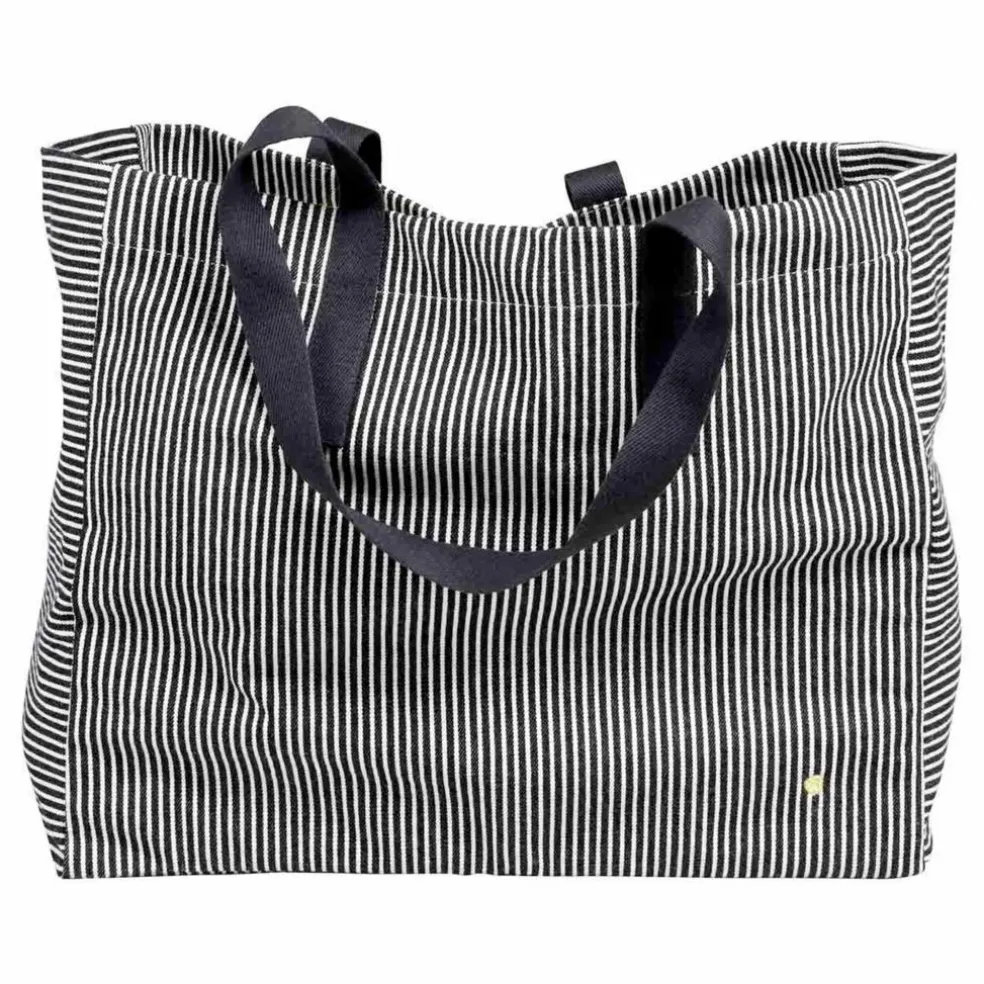 Sac cabas rayé en coton bio Basile | Caviar