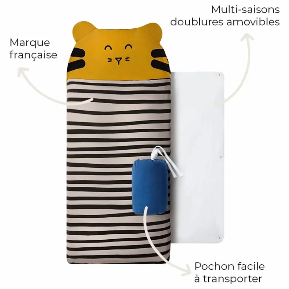 Sac de couchage multi-saison Tigre | Camel