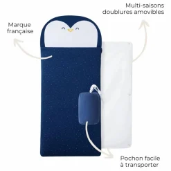 Sac de couchage multi-saison Pingouin | Bleu nuit