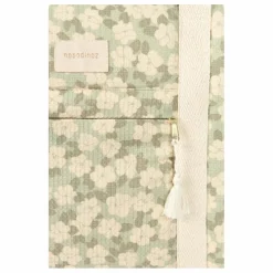 Sac de maternité imperméable en coton bio Opéra Sakura | Sauge