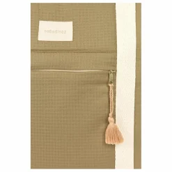 Sac de maternité imperméable en coton bio Opéra | Olive