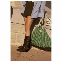 Sac de plage Vichy | Vert Menthe
